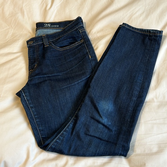 Ladies J. Crew Toothpick Ankle Dark Wash Jeans 28 - Picture 9 of 9